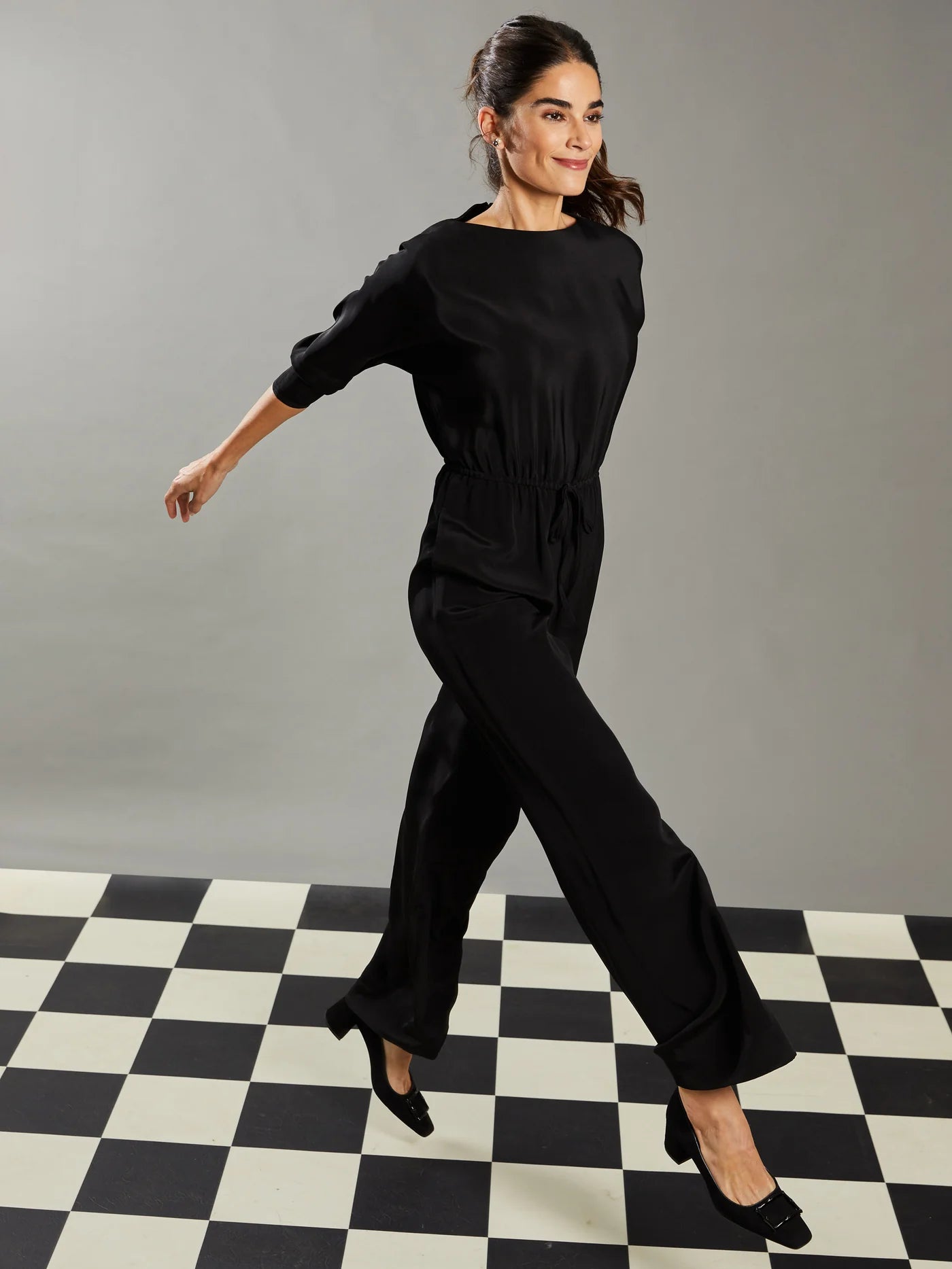 Bacall Silk Jumpsuit: RSVP x Steven Stolman